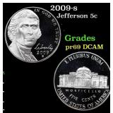 2009-s Proof Jefferson Nickel 5c Grades GEM++ Proo