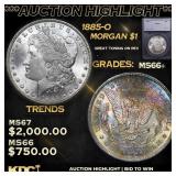***Auction Highlight*** 1885-o Morgan Dollar $1 ms
