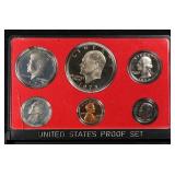 1973 United Stated Mint Proof Set 6 coins No Outer