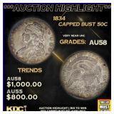 ***Major Highlight*** 1834 Capped Bust Half Dollar