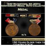 1930 Watertown, MA 300th Anniversary Medal Grades