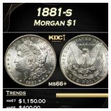 1881-s Morgan Dollar $1 Grades GEM++ Unc