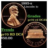 1998-s Proof Lincoln Cent 1c pr70 rd DCAM SEGS