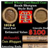 Lincoln Wheat Cent 1c Mixed Roll Orig Brandt McDon