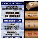 *EXCLUSIVE* x20 Morgan Covered End Roll! Marked "U