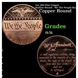 1oz .999 Fine Copper Bullion Round - We The People