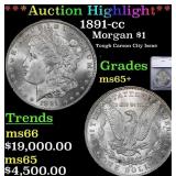 ***Major Highlight*** 1891-cc Morgan Dollar $1 ms6