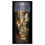 Scarce 5ml Vial of 100% Pure Gold Leaf. Wow! Cool!