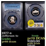 1977-s Proof Jefferson Nickel 5c pr69 dcam PCGS