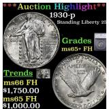 ***Major Highlight*** 1930-p Standing Liberty Quar