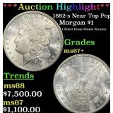 ***Major Highlight*** 1882-s Morgan Dollar Near To