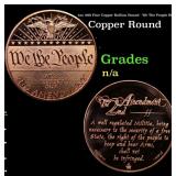 1oz .999 Fine Copper Bullion Round - We The People