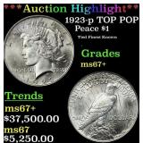 ***Major Highlight*** 1923-p Peace Dollar TOP POP!