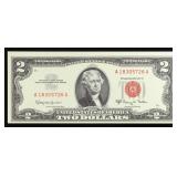 1963A $2 Red Seal United States Note Grades Select