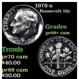 1976-s Proof Roosevelt Dime 10c Grades GEM++ Proof