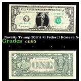 Novelty Trump 2017A $1 Federal Reserve Note $1 Gre