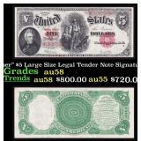 1907 "WoodChopper" $5 Large Size Legal Tender Note