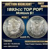 ***Major Highlight*** 1893-cc Morgan Dollar TOP PO