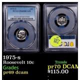 PCGS 1975-s Proof Roosevelt Dime 10c Graded pr69 d