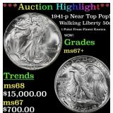 ***Major Highlight*** 1941-p Walking Liberty Half