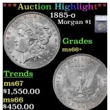 ***Major Highlight*** 1885-o Morgan Dollar $1 ms66