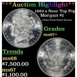 ***Major Highlight*** 1882-s Morgan Dollar Near To