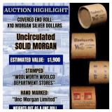 *EXCLUSIVE* x10 Morgan Covered End Roll! Marked "U