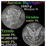 ***Major Highlight*** 1880-p Morgan Dollar $1 ms65