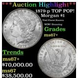 ***Major Highlight*** 1879-p Morgan Dollar TOP POP