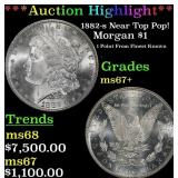 ***Major Highlight*** 1882-s Morgan Dollar Near To