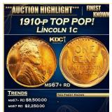 ***Major Highlight*** 1910-p Lincoln Cent TOP POP!