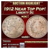 ***Major Highlight*** 1912 Liberty Nickel Near Top