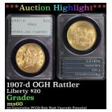 ***Major Highlight*** 1907-d Gold Liberty Double E