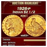 ***Major Highlight*** 1926-p Gold Indian Quarter E