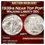 ***Major Highlight*** 1939-s Walking Liberty Half