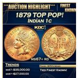 ***Major Highlight*** 1879 Indian Cent TOP POP! 1c