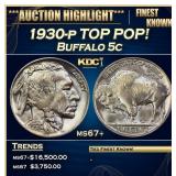 ***Major Highlight*** 1930-p Buffalo Nickel TOP PO