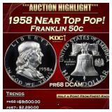 ***Major Highlight*** 1958 Proof Franklin Half Dol