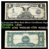 1899 "Black Eagle" $1 large size Blue Seal Silver