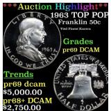 ***Major Highlight*** 1963 Proof Franklin Half Dol