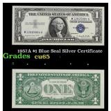 1957A $1 Blue Seal Silver Certificate Grades Gem C