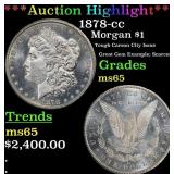 1878-cc Morgan Dollar $1 ms65 SEGS