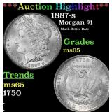 1887-s Morgan Dollar $1 ms65 SEGS