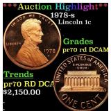 ***Auction Highlight*** 1978-s Proof Lincoln Cent