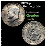 1978-p Kennedy Half Dollar 50c Grades GEM Unc