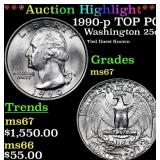 ***Auction Highlight*** 1990-p Washington Quarter