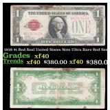 1928 $1 Red Seal United States Note Ultra Rare Red