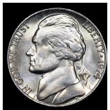 1974-p Jefferson Nickel 5c Grades GEM++ Unc