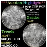 ***Major Highlight*** 1880-p Morgan Dollar TOP POP