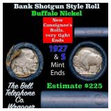 Buffalo Nickel Shotgun Roll in Old Bank Style 